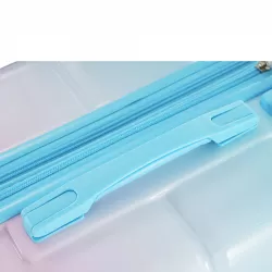 Luggage Set of 3, 20-inch with USB Port, Airline Certified Carry-on Luggage with Cup Holder, ABS+PC Hard Shell Luggage with Spinner Wheels, light blue Luggage Set of 3, 20-inch with USB Port, Airline Certified Carry-on Luggage with Cup Holder, ABS+PC Hard Shell Luggage with Spinner Wheels, light blue