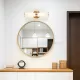 Golden and Elegant Resin Wall Sconce,Set of 2,Modern Vertical Light Fixture for Bathrooms, Hallways, and Bedrooms (Only Inoor) Golden and Elegant Resin Wall Sconce,Set of 2,Modern Vertical Light Fixture for Bathrooms, Hallways, and Bedrooms (Only Inoor)