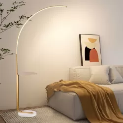 12W LED Floor Lamp, Standing Lamp Tall Industrial Floor Lamp Reading for Bedroom, Office ,Gold Color 12W LED Floor Lamp, Standing Lamp Tall Industrial Floor Lamp Reading for Bedroom, Office ,Gold Color