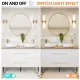 Golden and Elegant Resin Wall Sconce,Set of 2,Modern Vertical Light Fixture for Bathrooms, Hallways, and Bedrooms (Only Inoor) Golden and Elegant Resin Wall Sconce,Set of 2,Modern Vertical Light Fixture for Bathrooms, Hallways, and Bedrooms (Only Inoor)