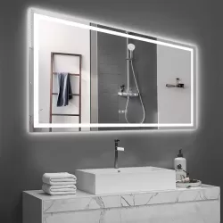 LED illuminated mirror, 72 inch ×36 inch LED Mirror Light Bathroom,anti-Fog & Dimming Led Bathroom Vanity Mirror LED illuminated mirror, 72 inch ×36 inch LED Mirror Light Bathroom,anti-Fog & Dimming Led Bathroom Vanity Mirror