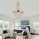 Gold Crystal Chandeliers,Large Contemporary Luxury Ceiling Lighting for Living Room Dining Room Bedroom Hallway (Bulbs Not Included) Gold Crystal Chandeliers,Large Contemporary Luxury Ceiling Lighting for Living Room Dining Room Bedroom Hallway (Bulbs Not Included)