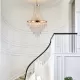 Gold Crystal Chandeliers,Large Contemporary Luxury Ceiling Lighting for Living Room Dining Room Bedroom Hallway (Bulbs Not Included) Gold Crystal Chandeliers,Large Contemporary Luxury Ceiling Lighting for Living Room Dining Room Bedroom Hallway (Bulbs Not Included)