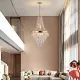 Gold Crystal Chandeliers,Large Contemporary Luxury Ceiling Lighting for Living Room Dining Room Bedroom Hallway (Bulbs Not Included) Gold Crystal Chandeliers,Large Contemporary Luxury Ceiling Lighting for Living Room Dining Room Bedroom Hallway (Bulbs Not Included)
