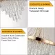 Gold Crystal Chandeliers,Large Contemporary Luxury Ceiling Lighting for Living Room Dining Room Bedroom Hallway (Bulbs Not Included) Gold Crystal Chandeliers,Large Contemporary Luxury Ceiling Lighting for Living Room Dining Room Bedroom Hallway (Bulbs Not Included)
