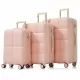 Luggage Set of 3, 20-inch with USB Port, Airline Certified Carry-on Luggage with Cup Holder, ABS Hard Shell Luggage with Spinner Wheels, pink Luggage Set of 3, 20-inch with USB Port, Airline Certified Carry-on Luggage with Cup Holder, ABS Hard Shell Luggage with Spinner Wheels, pink