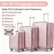 Luggage Sets 3 Piece(20/24/28), Expandable Carry On Luggage with TSA Lock Airline Approved, 100% PC Hard Shell and Lightweight Suitcase with Front Pocket and Spinner Wheels Luggage Sets 3 Piece(20/24/28), Expandable Carry On Luggage with TSA Lock Airline Approved, 100% PC Hard Shell and Lightweight Suitcase with Front Pocket and Spinner Wheels