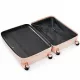Luggage Set of 3, 20-inch with USB Port, Airline Certified Carry-on Luggage with Cup Holder, ABS Hard Shell Luggage with Spinner Wheels, pink Luggage Set of 3, 20-inch with USB Port, Airline Certified Carry-on Luggage with Cup Holder, ABS Hard Shell Luggage with Spinner Wheels, pink