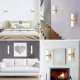 Golden and Elegant Resin Wall Sconce,Set of 2,Modern Vertical Light Fixture for Bathrooms, Hallways, and Bedrooms (Only Inoor) Golden and Elegant Resin Wall Sconce,Set of 2,Modern Vertical Light Fixture for Bathrooms, Hallways, and Bedrooms (Only Inoor)