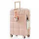Luggage Set of 3, 20-inch with USB Port, Airline Certified Carry-on Luggage with Cup Holder, ABS Hard Shell Luggage with Spinner Wheels, pink Luggage Set of 3, 20-inch with USB Port, Airline Certified Carry-on Luggage with Cup Holder, ABS Hard Shell Luggage with Spinner Wheels, pink