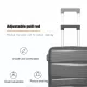 Hardshell Suitcase Spinner Wheels PP Luggage Sets Lightweight Durable Suitcase with TSA Lock,3-Piece Set (20/24/28)Dark Gray2302 Hardshell Suitcase Spinner Wheels PP Luggage Sets Lightweight Durable Suitcase with TSA Lock,3-Piece Set (20/24/28)Dark Gray2302