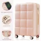Luggage Set of 3, 20-inch with USB Port, Airline Certified Carry-on Luggage with Cup Holder, ABS Hard Shell Luggage with Spinner Wheels, pink Luggage Set of 3, 20-inch with USB Port, Airline Certified Carry-on Luggage with Cup Holder, ABS Hard Shell Luggage with Spinner Wheels, pink