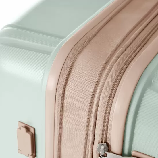 Luggage Sets 3 Piece Suitcase Set 20/24/28 with USB Port,Carry on Luggage Airline Approved,PP Lightweight Suitcase with Spinner Wheels,grey green and golden Luggage Sets 3 Piece Suitcase Set 20/24/28 with USB Port,Carry on Luggage Airline Approved,PP Lightweight Suitcase with Spinner Wheels,grey green and golden