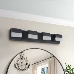 Modern Bathroom Vanity Lighting 4-Light LED Vanity Lights Over Mirror Bath Wall Lighting Modern Bathroom Vanity Lighting 4-Light LED Vanity Lights Over Mirror Bath Wall Lighting