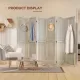 6 Panel Room Divider, 5.6Ft Pegboard Display Wooden Room Divider Folding Privacy Screen Room Divider Freestanding Peg Board Display for Trade Show Craft Show Home Wall Organizer, Natural Wood 6 Panel Room Divider, 5.6Ft Pegboard Display Wooden Room Divider Folding Privacy Screen Room Divider Freestanding Peg Board Display for Trade Show Craft Show Home Wall Organizer, Natural Wood