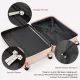 Luggage Set of 3, 20-inch with USB Port, Airline Certified Carry-on Luggage with Cup Holder, ABS Hard Shell Luggage with Spinner Wheels, pink Luggage Set of 3, 20-inch with USB Port, Airline Certified Carry-on Luggage with Cup Holder, ABS Hard Shell Luggage with Spinner Wheels, pink