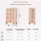 Luggage Set of 3, 20-inch with USB Port, Airline Certified Carry-on Luggage with Cup Holder, ABS Hard Shell Luggage with Spinner Wheels, pink Luggage Set of 3, 20-inch with USB Port, Airline Certified Carry-on Luggage with Cup Holder, ABS Hard Shell Luggage with Spinner Wheels, pink