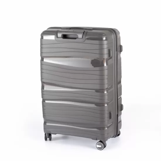 Hardshell Suitcase Spinner Wheels PP Luggage Sets Lightweight Durable Suitcase with TSA Lock,3-Piece Set (20/24/28)Dark Gray2302 Hardshell Suitcase Spinner Wheels PP Luggage Sets Lightweight Durable Suitcase with TSA Lock,3-Piece Set (20/24/28)Dark Gray2302