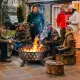 Fire Pit 36in Outdoor Wood Burning Fire Pits Wood Large Fire Bowl for Outside BBQ Bonfire Patio with Mesh Spark Screen, Poker and Rain Cover Fire Pit 36in Outdoor Wood Burning Fire Pits Wood Large Fire Bowl for Outside BBQ Bonfire Patio with Mesh Spark Screen, Poker and Rain Cover