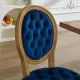 French Style Solid Wood Frame Antique Painting,Hand-pulled buckle decoration Velvet artificial leather Dining Chair with Nailhead Trim ,Wood Legs,Steel Spring inner,Set of 2,Blue,SW1739BL French Style Solid Wood Frame Antique Painting,Hand-pulled buckle decoration Velvet artificial leather Dining Chair with Nailhead Trim ,Wood Legs,Steel Spring inner,Set of 2,Blue,SW1739BL