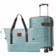 Luggage Sets 3 Piece Carry on Luggage 22x14x9 Airline Approved, Lightweight Hardshell ABS Suitcases with Wheels, 20 inch, Blue Luggage Sets 3 Piece Carry on Luggage 22x14x9 Airline Approved, Lightweight Hardshell ABS Suitcases with Wheels, 20 inch, Blue