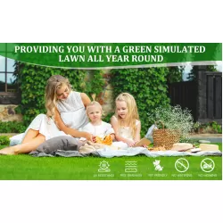 2FTX10FT Outdoor Artificial Grass Runner Rug, Thick Realistic Fake Grass Roll Decor Patio Balcony Garden Lawn, Dog Pets Turf Drain Mat, 1.38 Inch Pile Height 2FTX10FT Outdoor Artificial Grass Runner Rug, Thick Realistic Fake Grass Roll Decor Patio Balcony Garden Lawn, Dog Pets Turf Drain Mat, 1.38 Inch Pile Height