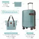 Luggage Sets 3 Piece Carry on Luggage 22x14x9 Airline Approved, Lightweight Hardshell ABS Suitcases with Wheels, 20 inch, Blue Luggage Sets 3 Piece Carry on Luggage 22x14x9 Airline Approved, Lightweight Hardshell ABS Suitcases with Wheels, 20 inch, Blue
