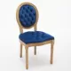 French Style Solid Wood Frame Antique Painting,Hand-pulled buckle decoration Velvet artificial leather Dining Chair with Nailhead Trim ,Wood Legs,Steel Spring inner,Set of 2,Blue,SW1739BL French Style Solid Wood Frame Antique Painting,Hand-pulled buckle decoration Velvet artificial leather Dining Chair with Nailhead Trim ,Wood Legs,Steel Spring inner,Set of 2,Blue,SW1739BL