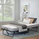 Folding Bed with Mattress 75 Inch x 46 Inch Rollaway Guest Bed Portable Foldable Bed for Adults with 5 Inch Memory Foam Mattress Space-Saving Sturdy Metal Frame Folding Bed with Mattress 75 Inch x 46 Inch Rollaway Guest Bed Portable Foldable Bed for Adults with 5 Inch Memory Foam Mattress Space-Saving Sturdy Metal Frame
