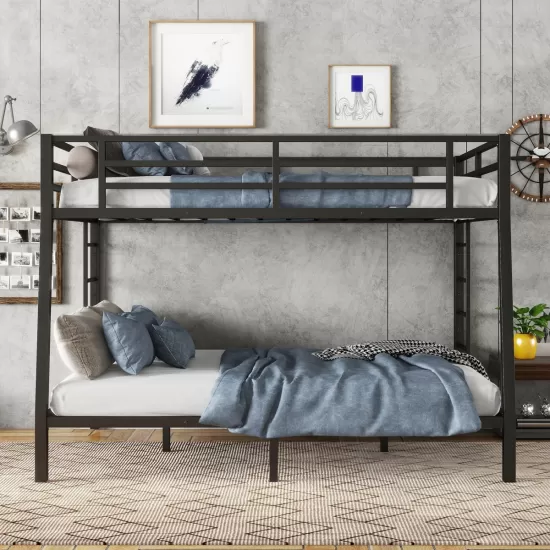 Metal Full XL over Queen Bunk Bed for Teens and Adults,Space-Saving/Noise Reduced/No Box Spring Needed(Expect arrive date 2024/6/27) Metal Full XL over Queen Bunk Bed for Teens and Adults,Space-Saving/Noise Reduced/No Box Spring Needed(Expect arrive date 2024/6/27)