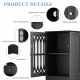 Tall Bathroom Cabinet, Freestanding Storage Cabinet with Drawer and Doors, MDF Board, Acrylic Door, Adjustable Shelf, Black Tall Bathroom Cabinet, Freestanding Storage Cabinet with Drawer and Doors, MDF Board, Acrylic Door, Adjustable Shelf, Black