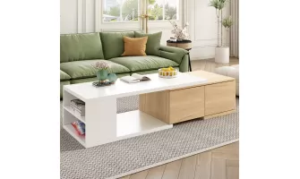   

Stylish and Functional: Extendable Coffee Table with Hidden Storage for Modern Living Rooms
