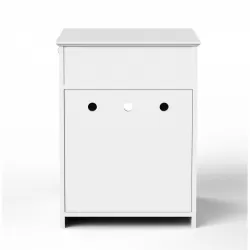 Wooden Pet House Cat Litter Box Enclosure with Drawer, Side Table, Indoor Pet Crate, Cat Home Nightstand (White) Wooden Pet House Cat Litter Box Enclosure with Drawer, Side Table, Indoor Pet Crate, Cat Home Nightstand (White)