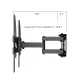 Full Motion, Crafted Steel, TV Mount Full Motion, Crafted Steel, TV Mount