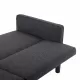 Futon Sofa Bed Convertible Sectional Sleeper Couch, Loveseat Bed with Tapered Legs for Living Room, Study, Dorm, Office Futon Sofa Bed Convertible Sectional Sleeper Couch, Loveseat Bed with Tapered Legs for Living Room, Study, Dorm, Office