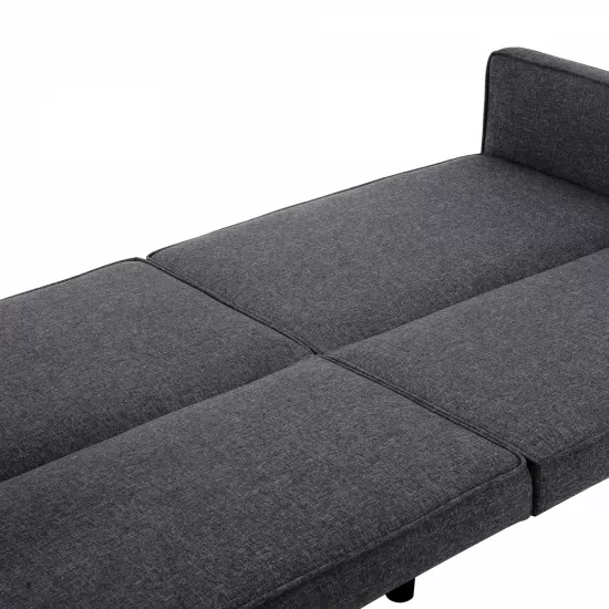 Futon Sofa Bed Convertible Sectional Sleeper Couch, Loveseat Bed with Tapered Legs for Living Room, Study, Dorm, Office Futon Sofa Bed Convertible Sectional Sleeper Couch, Loveseat Bed with Tapered Legs for Living Room, Study, Dorm, Office