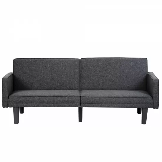 Futon Sofa Bed Convertible Sectional Sleeper Couch, Loveseat Bed with Tapered Legs for Living Room, Study, Dorm, Office Futon Sofa Bed Convertible Sectional Sleeper Couch, Loveseat Bed with Tapered Legs for Living Room, Study, Dorm, Office