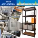 Storage Shelves - 5 Tier Adjustable Garage Storage Shelving, Heavy Duty Metal Storage Utility Rack Shelf Unit for Warehouse Pantry Closet Kitchen, 23.6 Inch x 15.7 Inch x 47.2 Inch, Black Storage Shelves - 5 Tier Adjustable Garage Storage Shelving, Heavy Duty Metal Storage Utility Rack Shelf Unit for Warehouse Pantry Closet Kitchen, 23.6 Inch x 15.7 Inch x 47.2 Inch, Black
