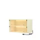 Off white Glass Door Shoe Box Shoe Storage Cabinet For Sneakers With RGB Led Light Off white Glass Door Shoe Box Shoe Storage Cabinet For Sneakers With RGB Led Light