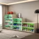 Off white Glass Door Shoe Box Shoe Storage Cabinet For Sneakers With RGB Led Light Off white Glass Door Shoe Box Shoe Storage Cabinet For Sneakers With RGB Led Light