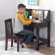 Study Desk with Chair - Espresso Study Desk with Chair - Espresso