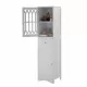 Tall Bathroom Cabinet, Freestanding Storage Cabinet with Drawer and Doors, MDF Board, Acrylic Door, Adjustable Shelf, White Tall Bathroom Cabinet, Freestanding Storage Cabinet with Drawer and Doors, MDF Board, Acrylic Door, Adjustable Shelf, White