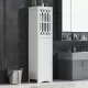 Tall Bathroom Cabinet, Freestanding Storage Cabinet with Drawer and Doors, MDF Board, Acrylic Door, Adjustable Shelf, White Tall Bathroom Cabinet, Freestanding Storage Cabinet with Drawer and Doors, MDF Board, Acrylic Door, Adjustable Shelf, White