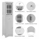 Tall Bathroom Cabinet, Freestanding Storage Cabinet with Drawer and Doors, MDF Board, Acrylic Door, Adjustable Shelf, White Tall Bathroom Cabinet, Freestanding Storage Cabinet with Drawer and Doors, MDF Board, Acrylic Door, Adjustable Shelf, White