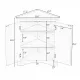 White Triangle Bathroom Storage Cabinet with Adjustable Shelves, Freestanding Floor Cabinet for Home Kitchen White Triangle Bathroom Storage Cabinet with Adjustable Shelves, Freestanding Floor Cabinet for Home Kitchen