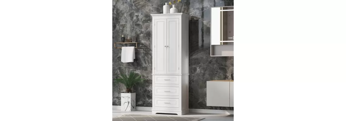 5 Stylish Ways to Organize Your Bathroom or Office with a White Tall Storage Cabinet 5 Stylish Ways to Organize Your Bathroom or Office with a White Tall Storage Cabinet