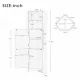 Tall Bathroom Corner Cabinet, Freestanding Storage Cabinet with Doors and Adjustable Shelves, MDF Board, White Tall Bathroom Corner Cabinet, Freestanding Storage Cabinet with Doors and Adjustable Shelves, MDF Board, White