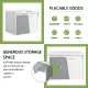 28 Inch Wall-Mounted Bathroom Vanity With Sink, For Small Bathroom (KD-Packing) 28 Inch Wall-Mounted Bathroom Vanity With Sink, For Small Bathroom (KD-Packing)