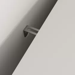 Wooden Floor Cabinet with 2 Glass Doors and 2 Storage Space,White ,Living Room Bathroom Entryway White