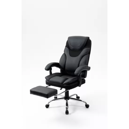 Massage Reclining Office Chair with Footrest, High Back Computer Chair Home Desk Ergonomic Executive Office Chair with Armrests, Adjustable Height. Massage Reclining Office Chair with Footrest, High Back Computer Chair Home Desk Ergonomic Executive Office Chair with Armrests, Adjustable Height.